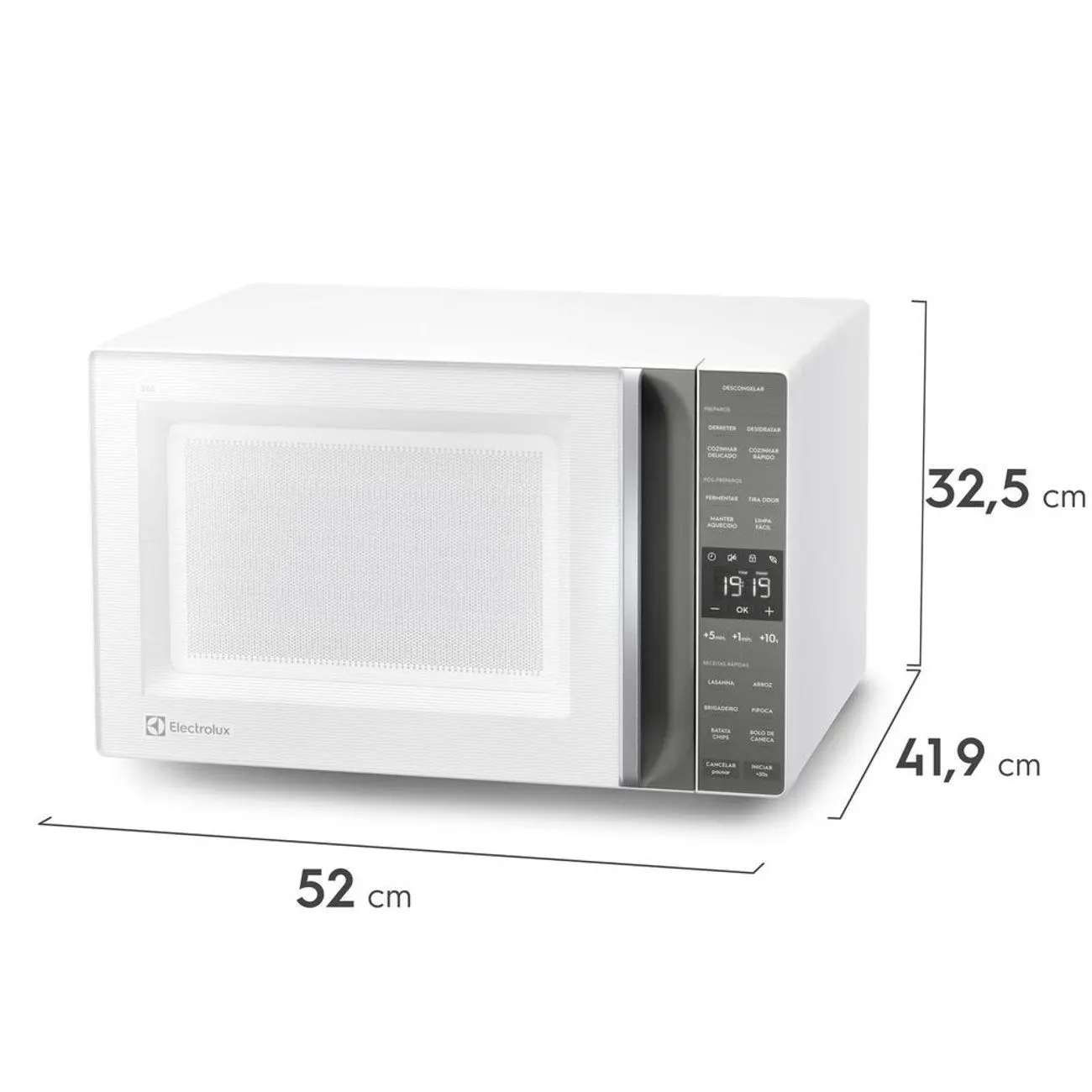 Micro-ondas Electrolux 36L Branco e Cinza ME36B - Imagem 2