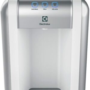 Purificador de Água Gelada Fria e Natural Elétrico Compacto Eletronico placa Electrolux Branco com Painel Touch Bivolt PE11B