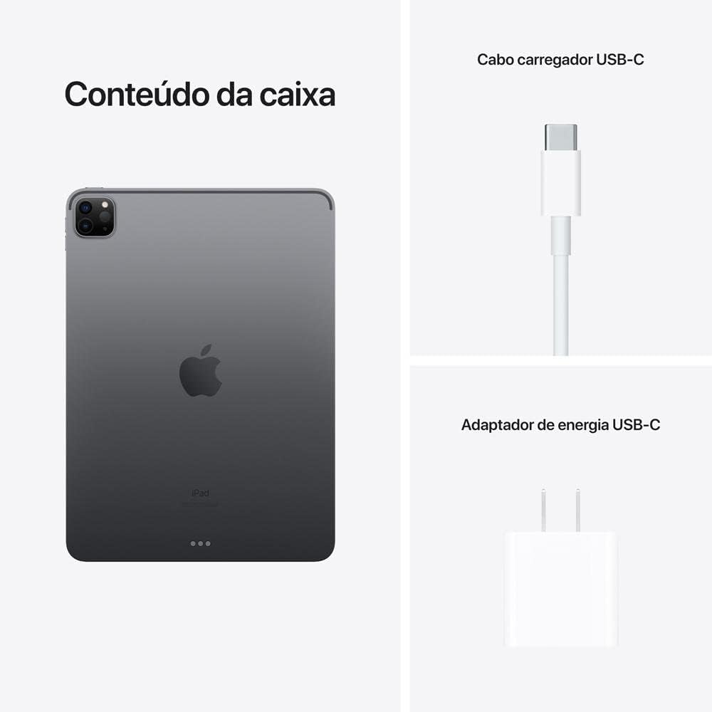 Apple iPad Pro Wi-Fi de 11 polegadas (Wi-Fi, 1 TB) - Cinzento sideral - Imagem 4