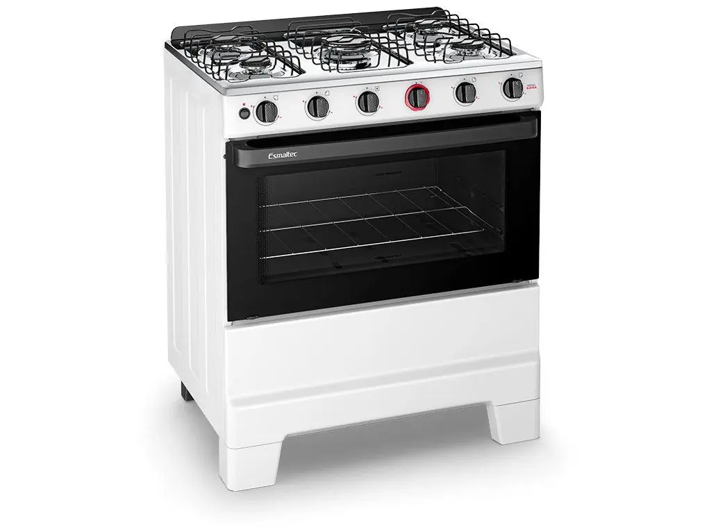 Fogão 5 Bocas Esmaltec Branco Ideal Super BR 5121 - Imagem 3