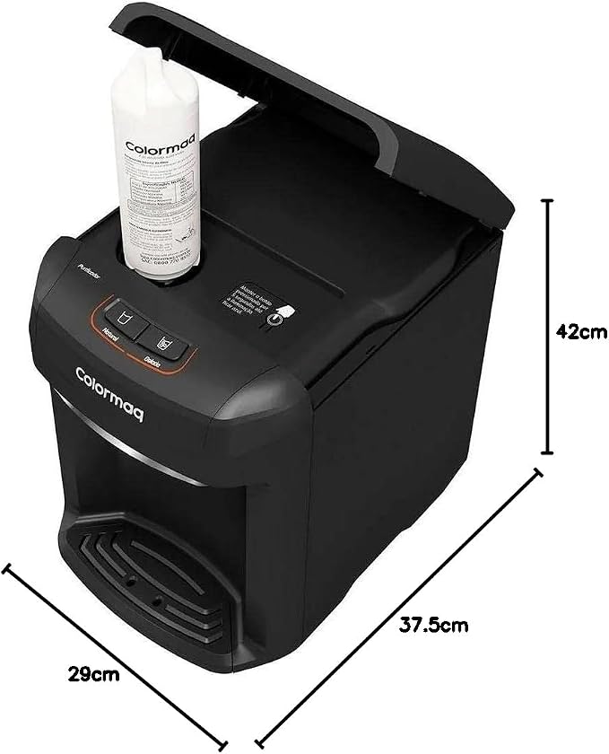 Purificador de Água Eletrônico Colormaq Natural/Gelada Grafito Bivolt - Imagem 4