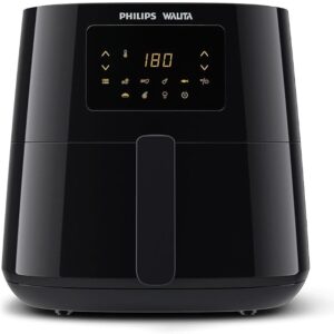 Philips Walita Preta Fritadeira Airfryer Essential XL Digital, 6.2L de capacidade, Garantia internacional de dois anos, 110V, 2000W (RI9270/90), Preto