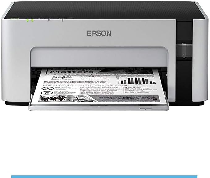 Impressora Monocromática, Epson, EcoTank M1120, Tanque de Tinta, Wi-Fi, Preta