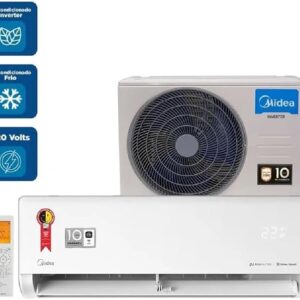 Ar Condicionado 9000 Btus Split Hi Wall Inverter Midea Frio Ai Ecomaster 220v