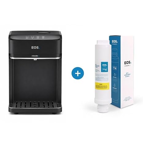 Bebedouro e Purificador de Água EOS Mineralle com compressor All Black EPC08P 110V - Imagem 4