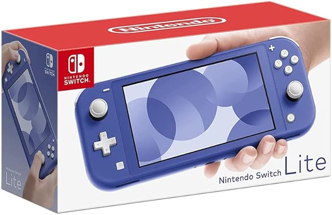 Nintendo, Console, Nintendo Switch Lite, Portátil, Tela de 5,5 Polegadas, Leve e Compacto, 32GB Armazenamento, Controles Embutidos, Bateria até 7 horas, Compatível com Jogos do Nintendo Switch, Azul - Imagem 3
