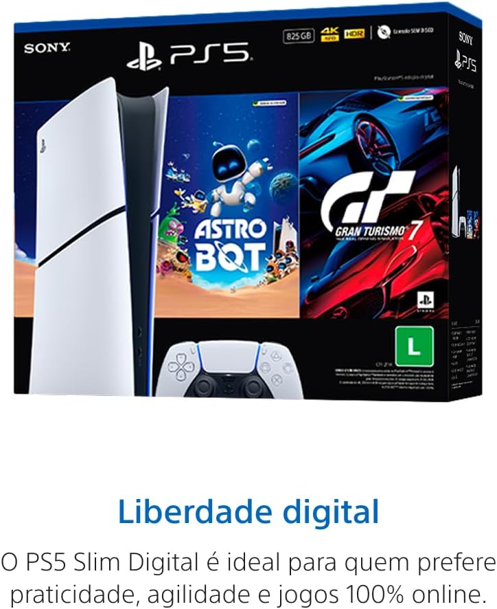 PlayStation®5 Slim Digital 825GB – Pacote ASTRO BOT e Gran Turismo 7 - Imagem 6