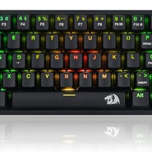 Redragon TECLADO MECANICO GAMER FIZZ RGB PRETO SWITCH AZUL
