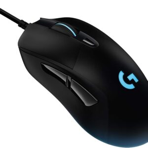Mouse Gamer RGB Logitech G403 HERO com Tecnologia LIGHTSYNC, 6 Botões Programáveis, Ajuste de Peso e Sensor HERO 25K