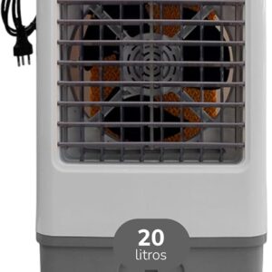 Climatizador Evaporativo Ponente CLIP20 20L 80W 4 em 1 com 3 Velocidades Baixo Consumo Econômico com Rodinhas para Ambientes Internos