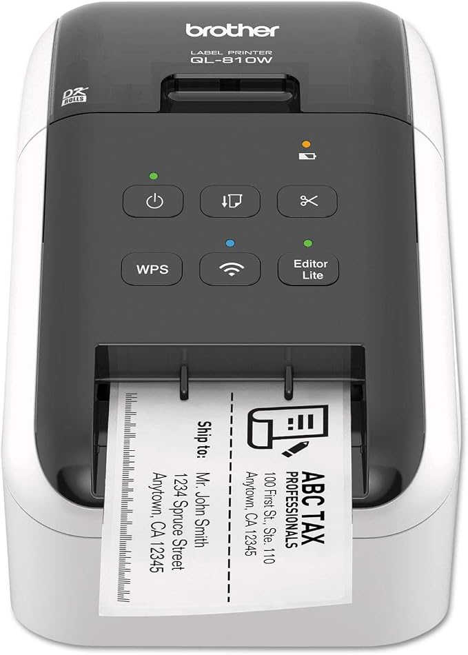 Impressora térmica de etiquetas Brother QL810W, Wi-Fi, USB, 110V