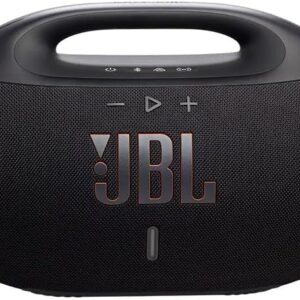 JBL, Caixa de Som, Boombox 4, Bluetooth, Som Pro, AI Sound Boost, Graves Personalizáveis, Bateria de até 34H, IP68, Áudio Lossless Preta