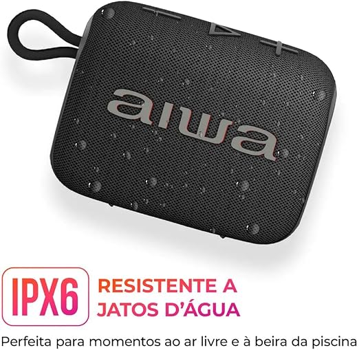 Caixa de Som Aiwa AWS-SP-07-B Bluetooth Portátil 7W USB - Imagem 4