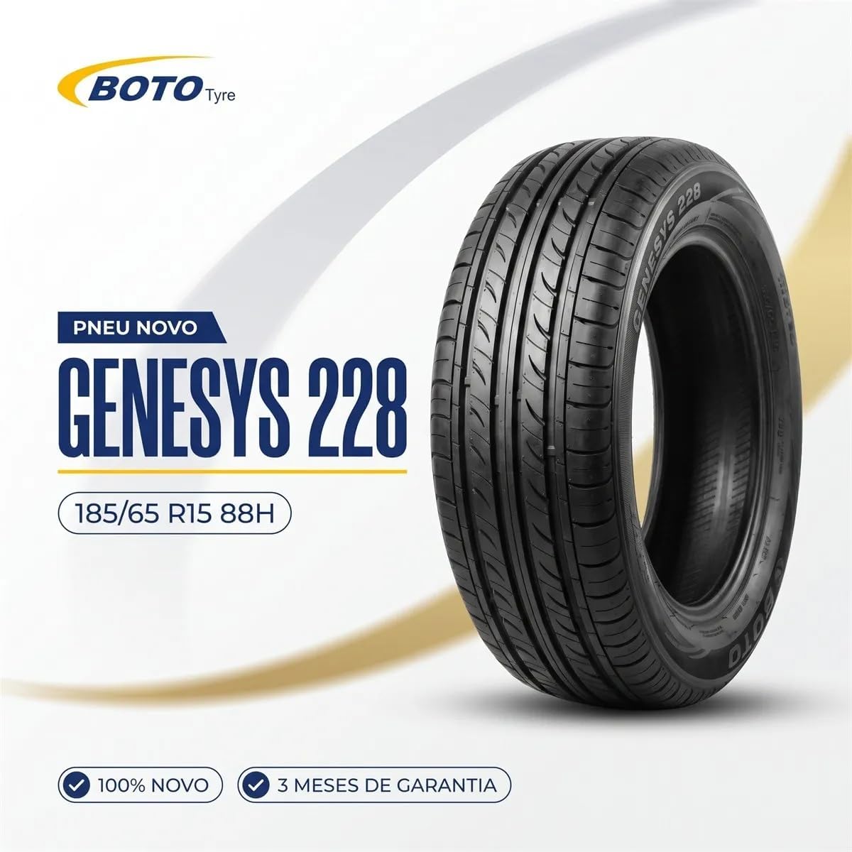 Pneu Boto Genesys 228 185/65 R15 88H - Imagem 4
