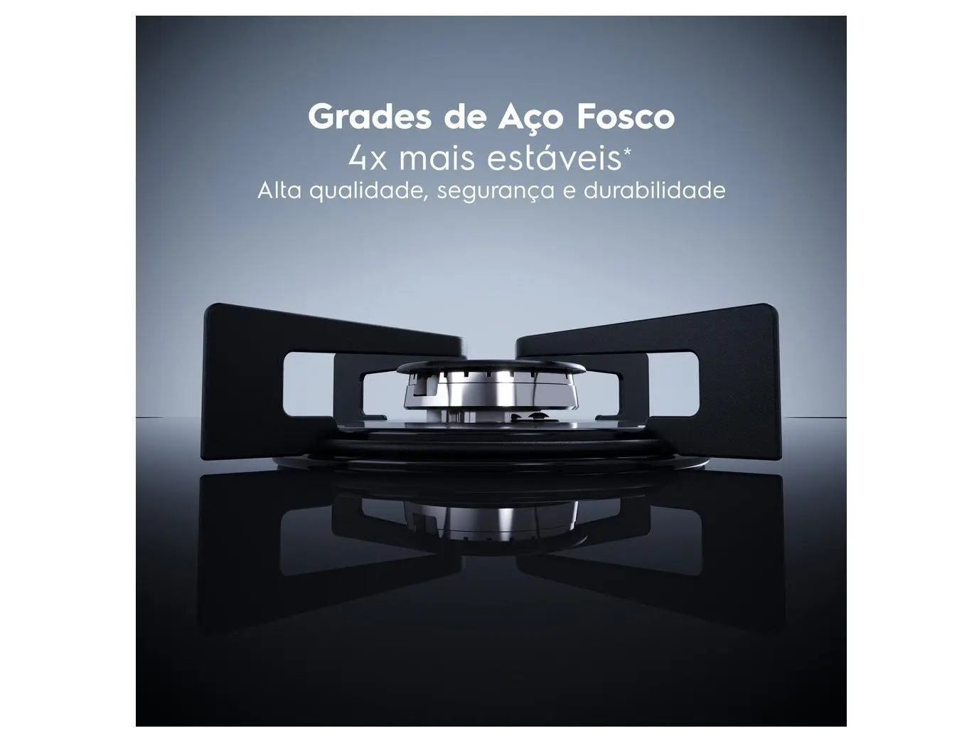 Cooktop 4 Bocas a Gás GLP Electrolux Mesa de Vidro Preto Acendimento Automático Efficient KE4GR - Imagem 2