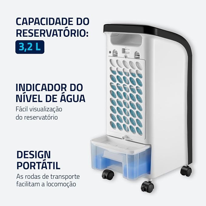 MONDIAL Climatizador Flash Air, Branco/Preto, 80W, 220V - CL-03 - Imagem 4