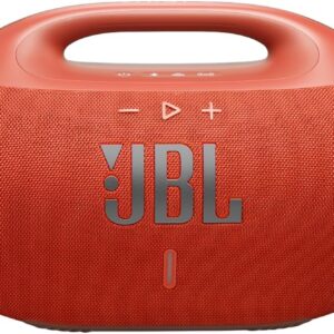 JBL, Caixa de Som, Boombox 4, Bluetooth, Som JBL Pro, AI Sound Boost, Graves Personalizáveis, Bateria de até 34h, IP68, Áudio Lossless – Laranja