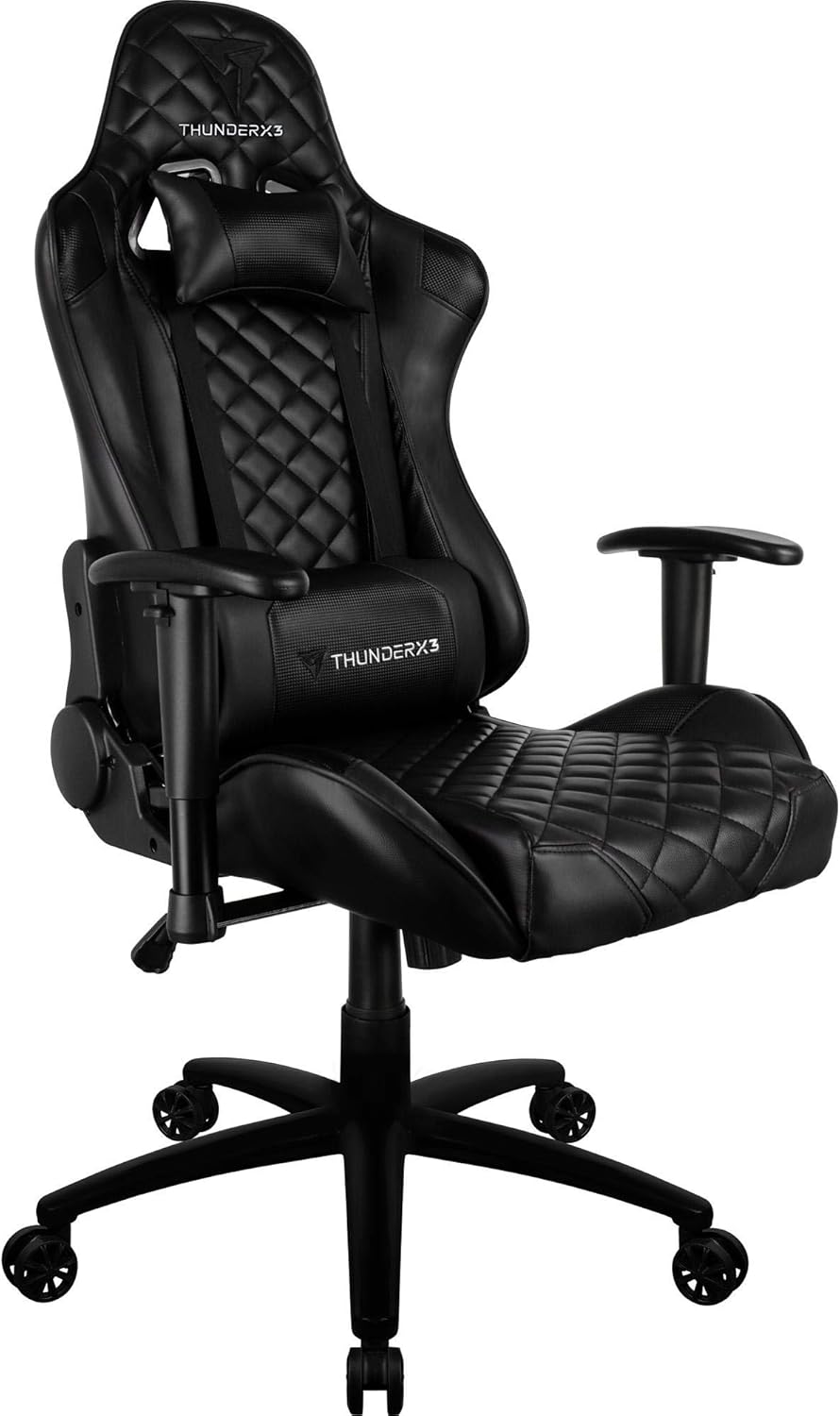 Cadeira Gamer Profissional TGC12 Preta ThunderX3. - Imagem 3