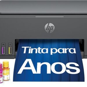 Impressora Multifuncional HP Smart Tank 584 Tanque de Tinta Colorida Wi-Fi com autorreparo, USB - Impressora, Copiadora e Scanner Cor: ‎Cinza Chumbo (5D1C1A)
