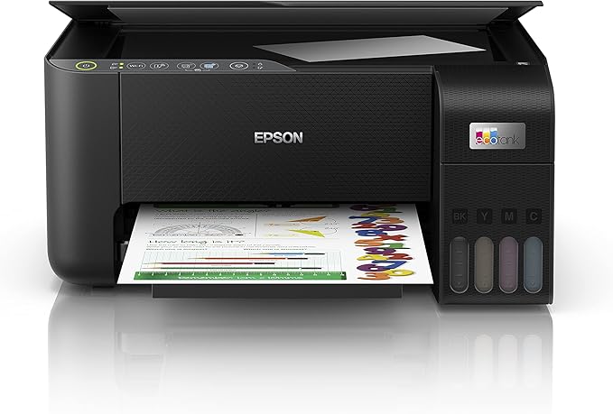 EPSON Multifuncional EcoTank L3250 - Tanque de Tinta Colorida, Wi-Fi Direct, USB, Bivolt,Preto. - Imagem 2