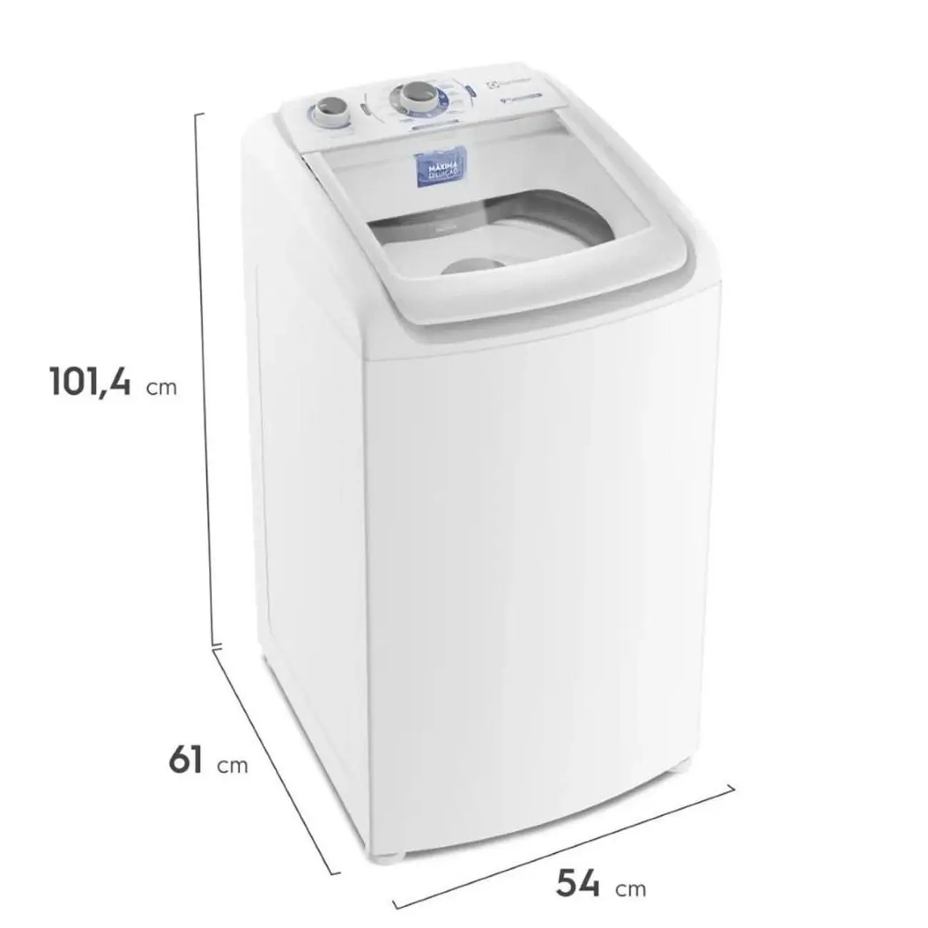 Lavadora de Roupas Electrolux 9kg 10 Programas de Lavagem Branco Efficient Care LED09 - Imagem 4