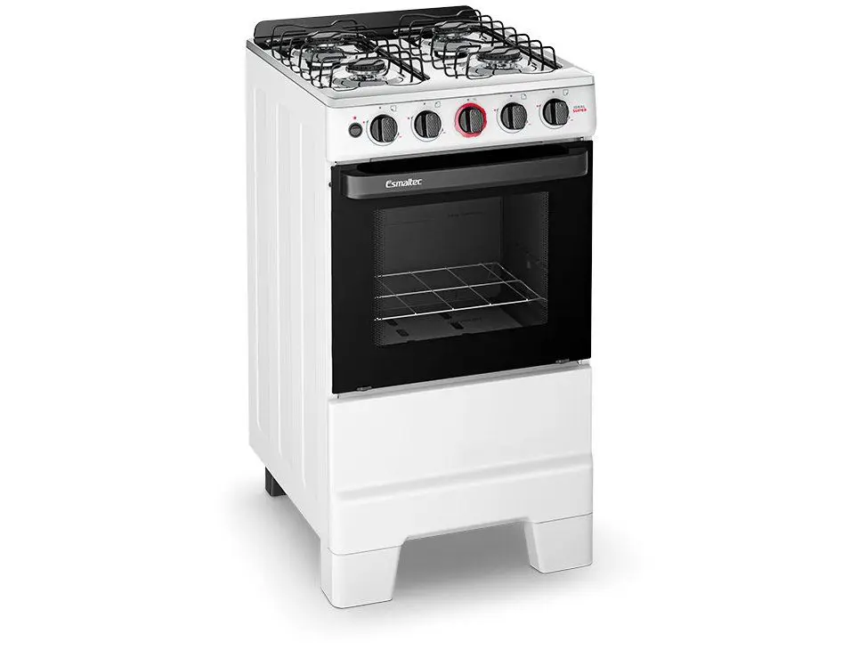 Fogão 4 Bocas Esmaltec Branco Ideal Super 4121 - Imagem 3