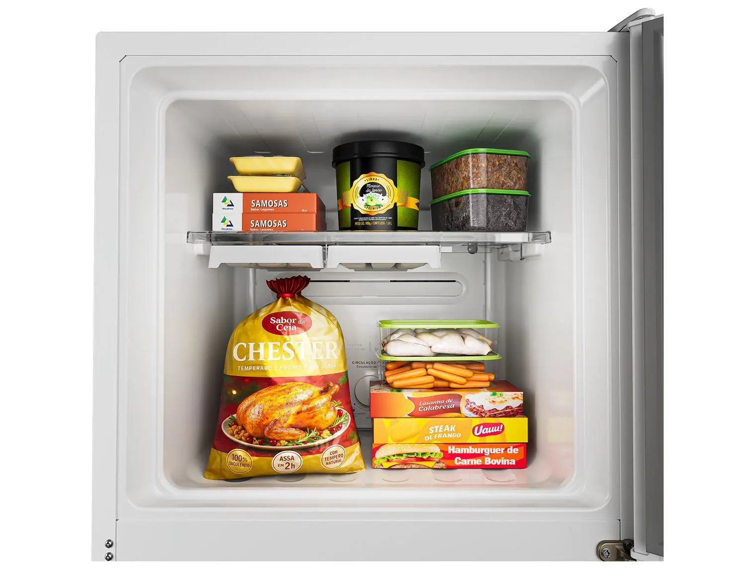 Geladeira/Refrigerador Consul Smart Frost Free Duplex Branca 377L CRM44MBBNA - Imagem 3