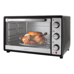 Forno Elétrico de Bancada Mondial Multifuncional 52L Preto e Prata Grand Family II FRN-52-B