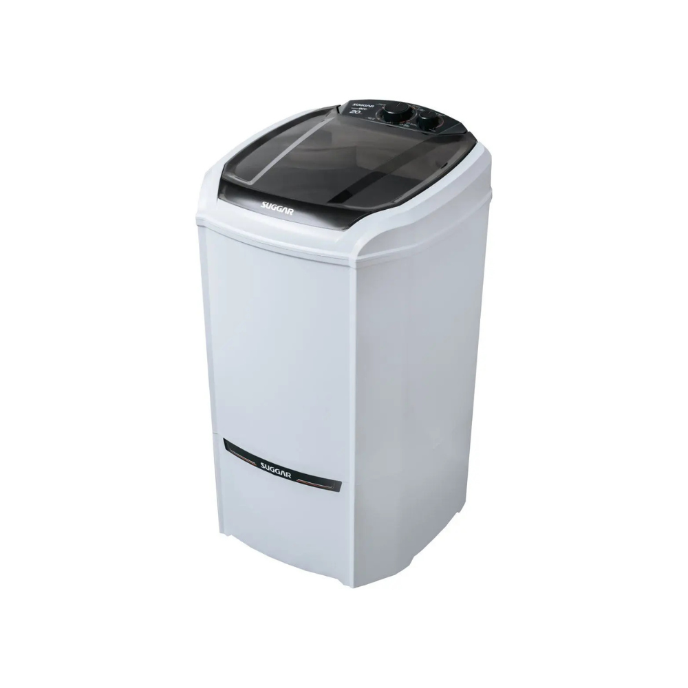 Lavadora de Roupas Suggar 20kg 6 Programas de Lavagem Branca Lavamax Eco LE2001BR