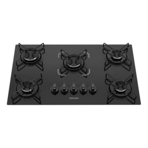 Cooktop 5 Bocas a Gás GLP Itatiaia Preto Essencial