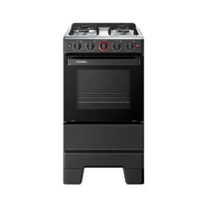 Fogão 4 Bocas Esmaltec Preto Ideal Super 4121