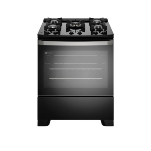 Fogão Electrolux 5 Bocas Efficient com PerfectCook Preto FE5GB