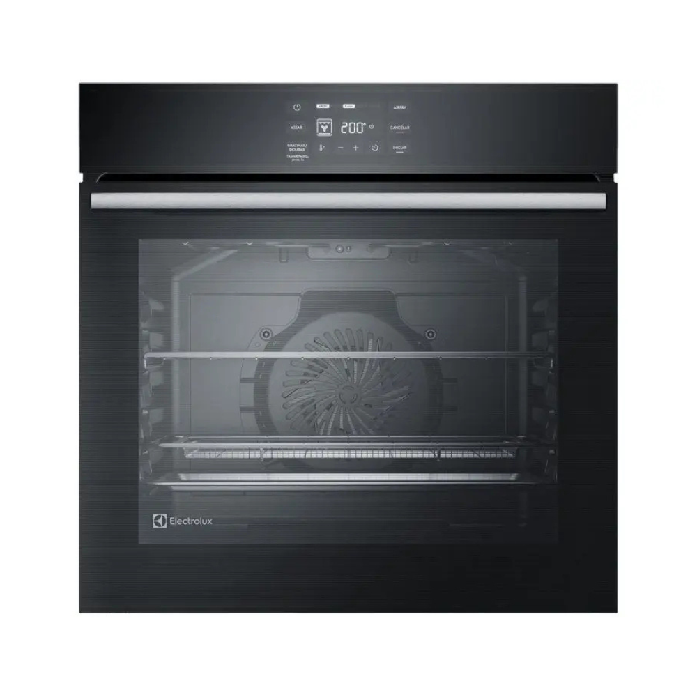 Forno Elétrico de Embutir Electrolux Multifuncional 80L Preto Experience OE8EA