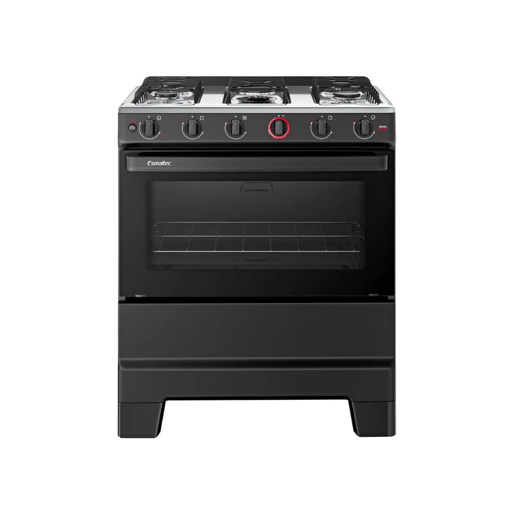 Fogão Elétrico 5 Bocas Esmaltec Ideal Super