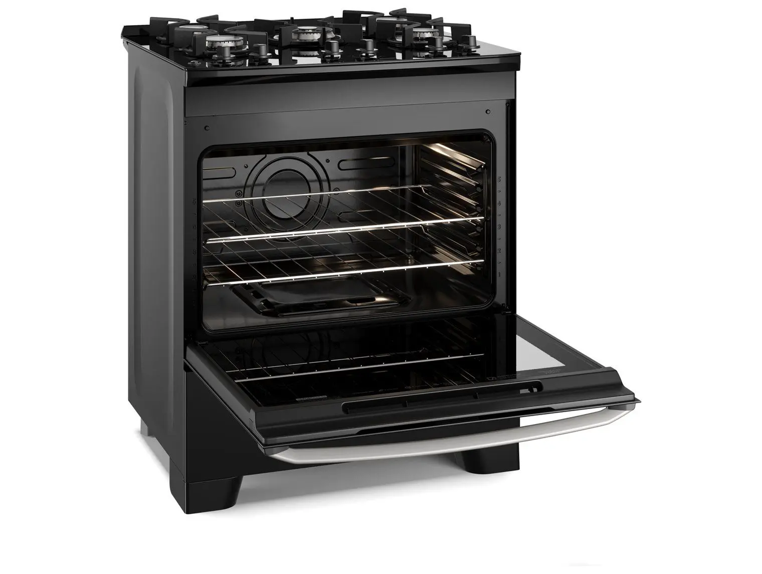 Fogão Electrolux 5 Bocas Efficient com PerfectCook Preto FE5GB - Imagem 3