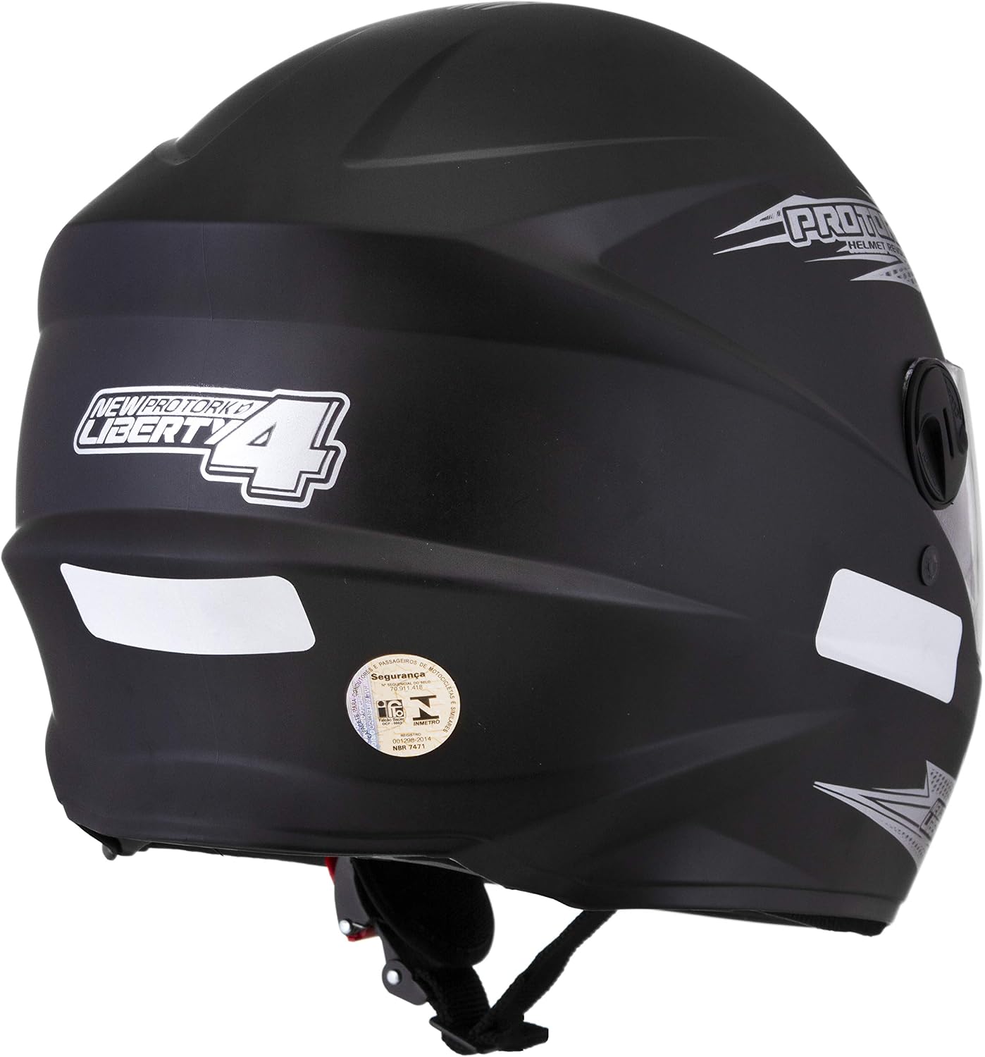Capacete Automotivo com Viseira 2mm e Fechamento Micrométrico - Imagem 4