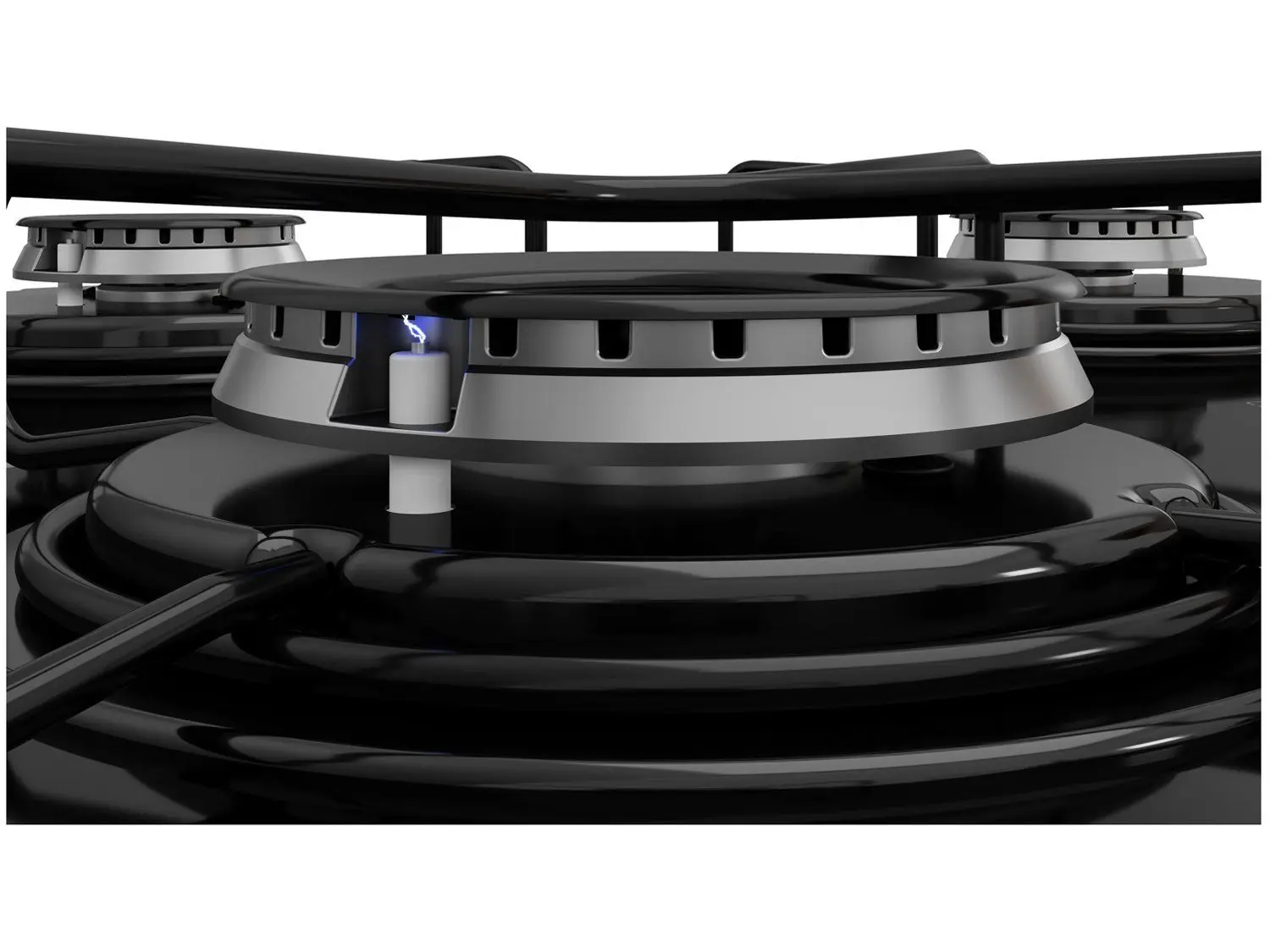Cooktop 4 Bocas a Gás GLP Itatiaia Preto Essencial - Imagem 3