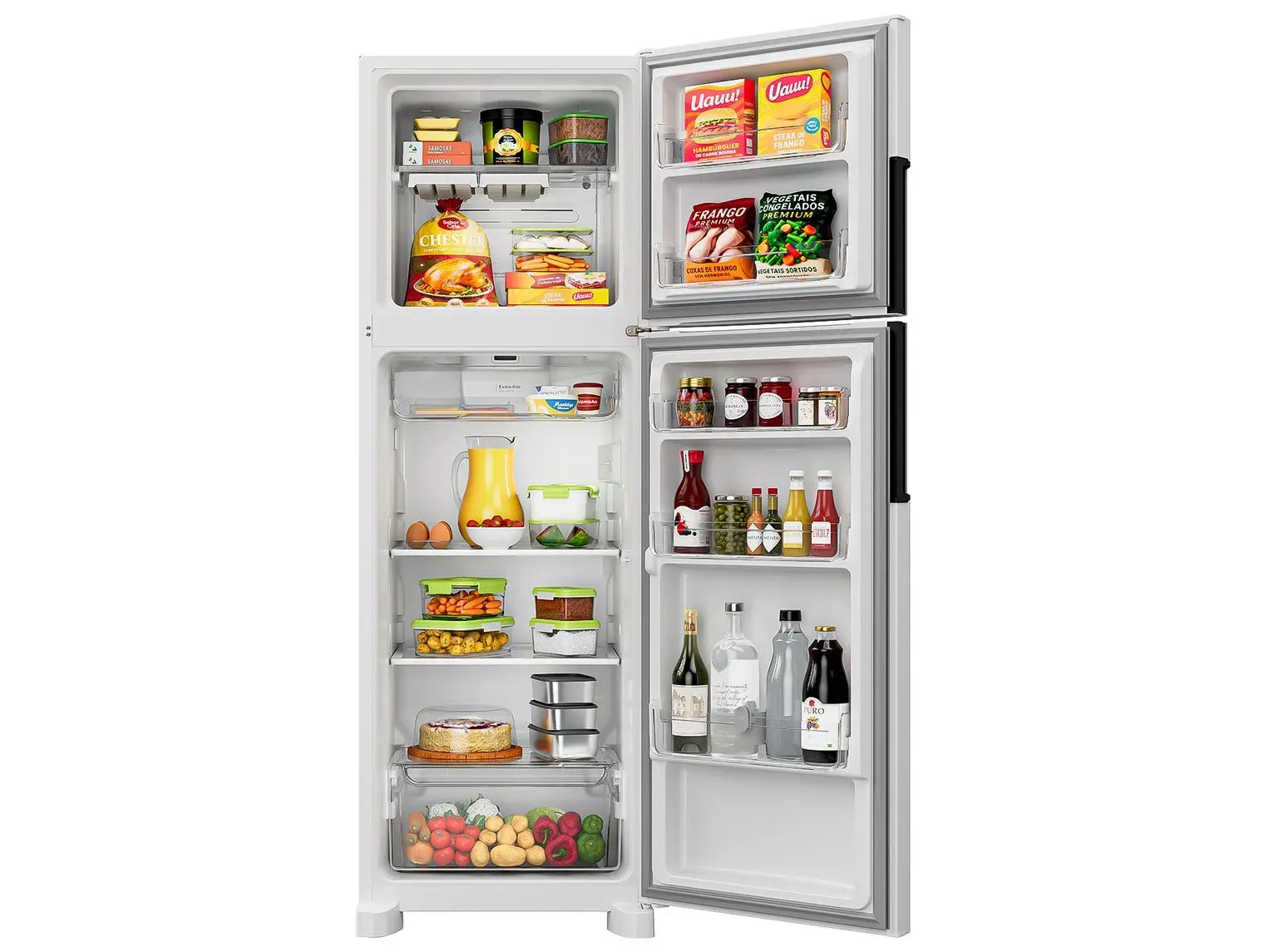 Geladeira/Refrigerador Consul Smart Frost Free Duplex Branca 377L CRM44MBBNA - Imagem 2