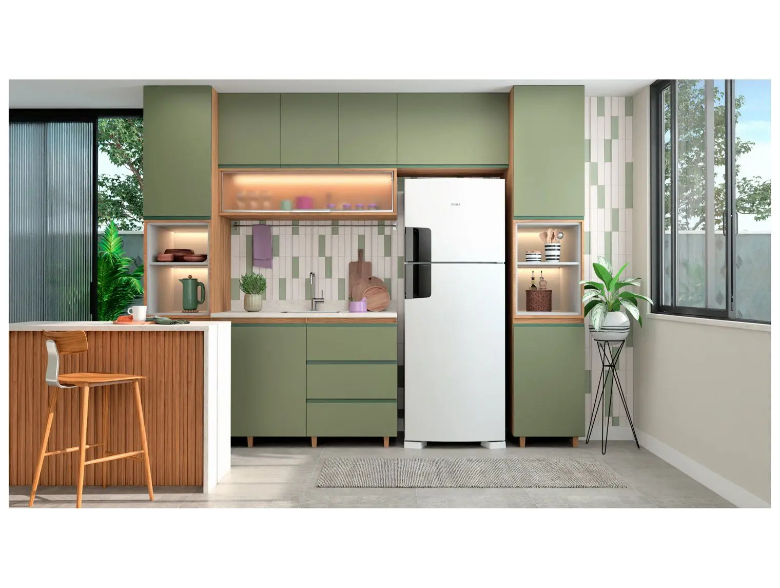 Geladeira/Refrigerador Consul Frost Free Duplex Branco 455L CRM53MB - Imagem 4