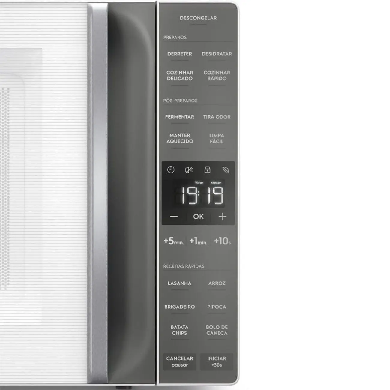 Micro-ondas Electrolux 36L Branco e Cinza ME36B - Imagem 4