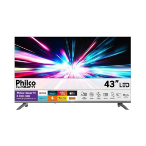 Smart TV Philco P43CRA 43 Full HD Roku TV com HDR10, WiFi e Dolby Audio