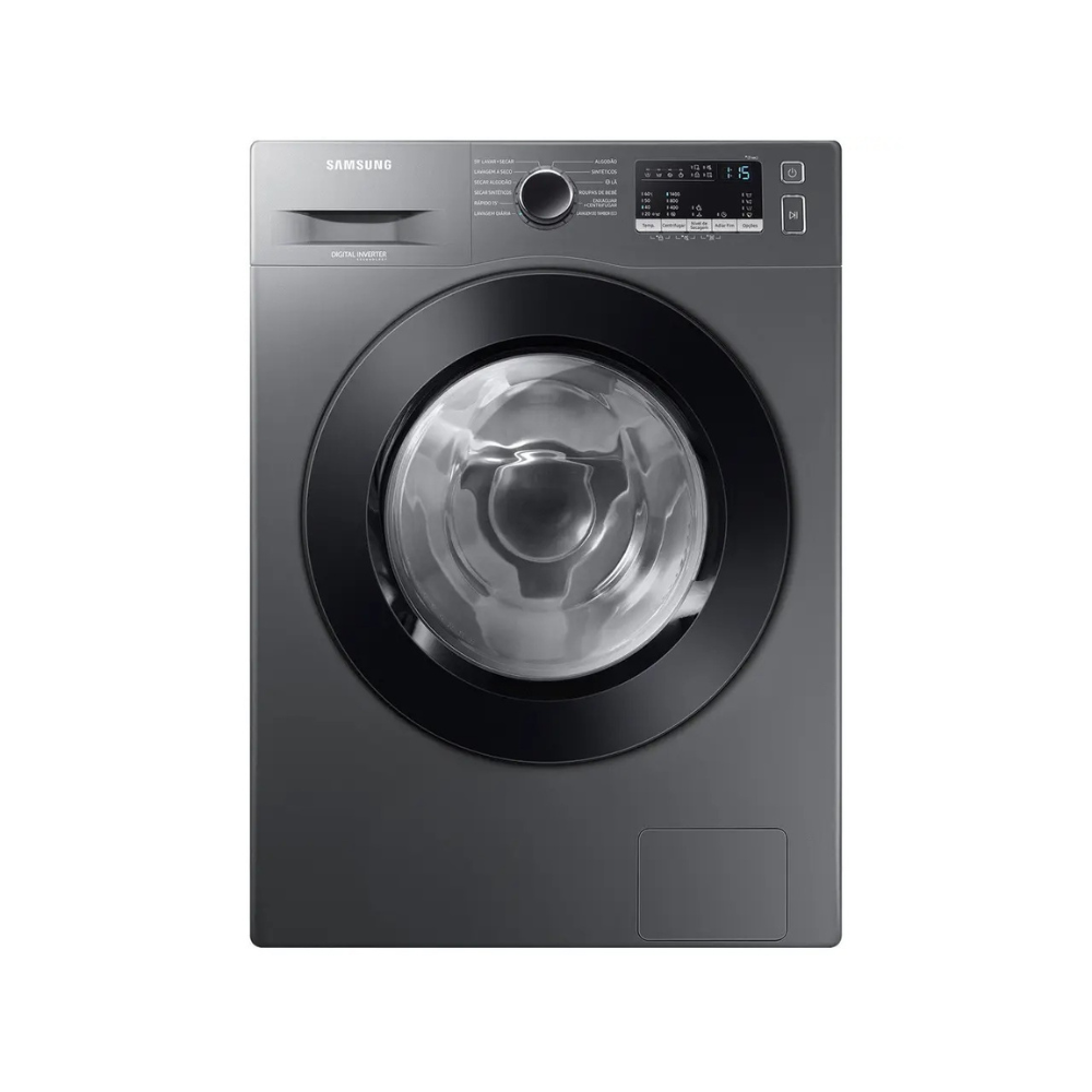 Lava e Seca Samsung WD11M com Digital Inverter WD11M4473PX Inox Look 11/7kg