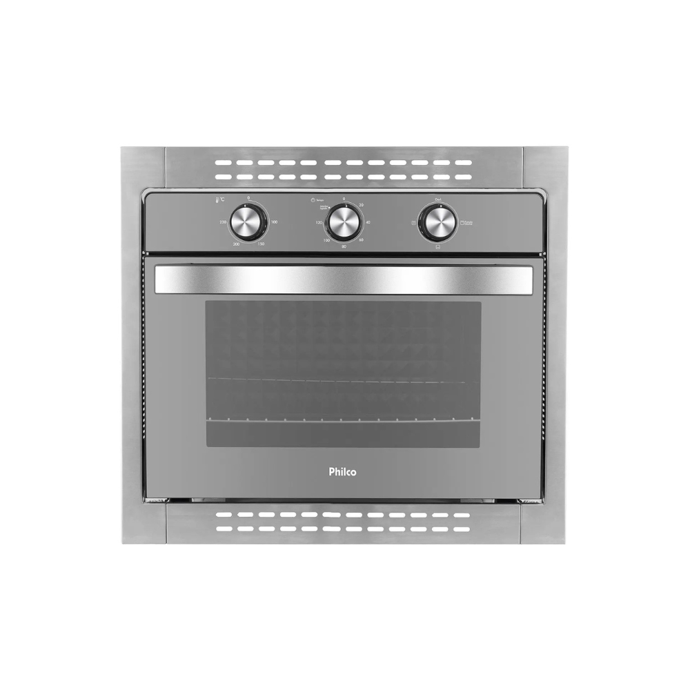 Forno de Embutir Elétrico Philco 46 Litros Timer Dourar Assar Grelhar