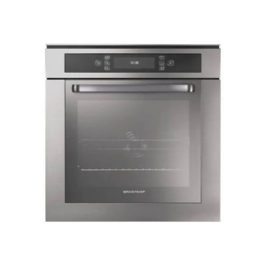 Forno de Embutir Elétrico Brastemp 67 Litros Inox com Função Ar Forçado e Painel Touch - BO260AR
