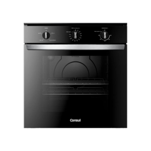 Forno de Embutir Elétrico Consul 84 Litros Preto com Timer Autodesligamento e Grill - COB84BE