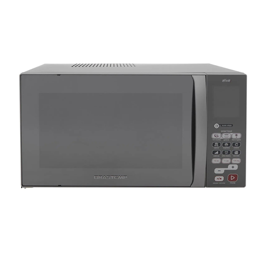 Micro-ondas Brastemp 38 Litros cor Inox Espelhado com Grill - BMJ38AR