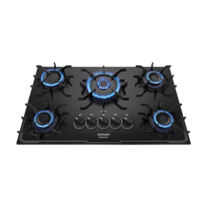 Cooktop 5 Bocas a Gás GLP Itatiaia Preto Itamaster Trempe Ferro Fundido