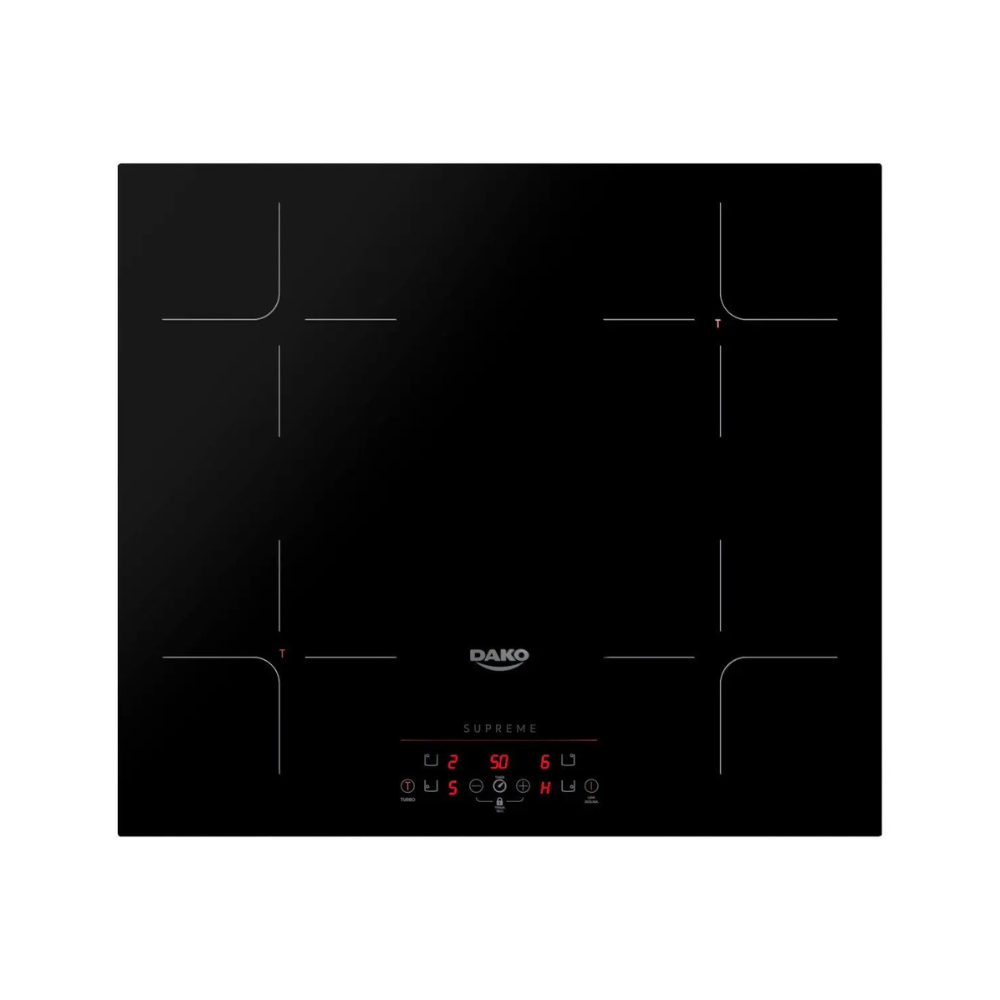 Cooktop De Indução 4 Bocas Dako Supreme Preto 220V