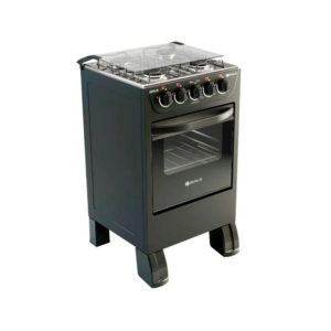 Fogão New Sirius 4 Bocas Manual Mesa em Inox Forno Easy Clean Braslar
