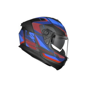 Capacete Ls2 Stream Ii Road Titanium Fosco Cor Azul Tamanho 56,58,60